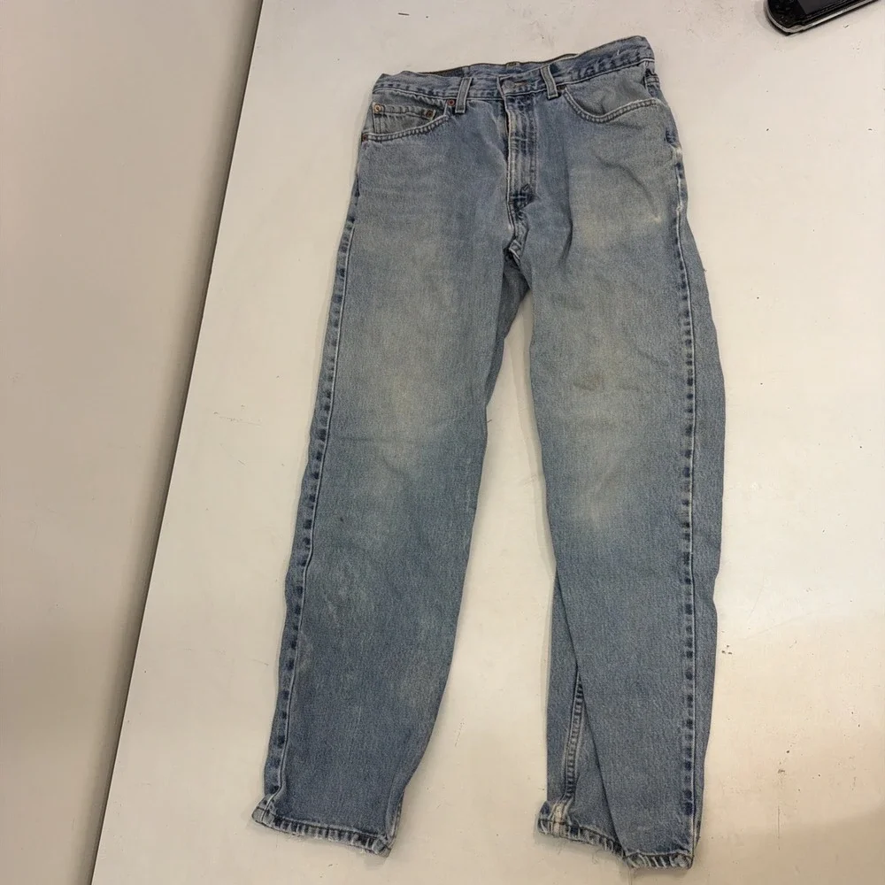 Levi's 550 Jeans Mens 34x31 Blue Denim Light Wash Relaxed Fit